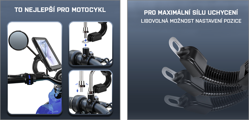 MKF-23DK03 držák mobilu na motorku